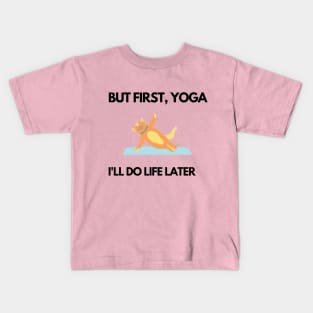 But first, Yoga Kids T-Shirt